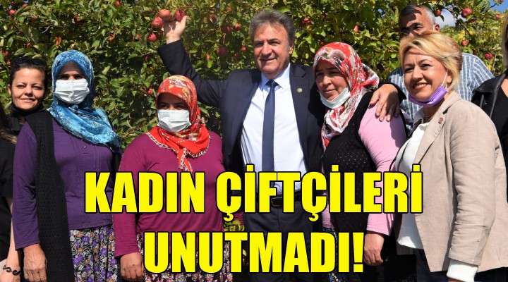 Başkan İduğ, kadın çiftçileri unutmadı!