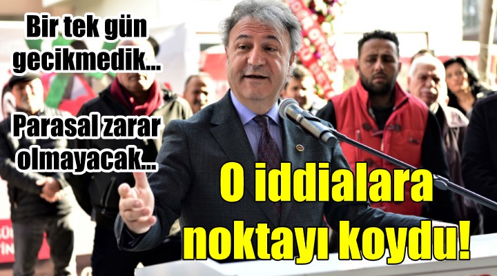 Başkan İduğ o iddialara noktayı koydu!