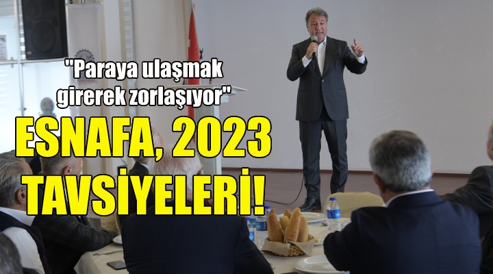 Başkan İduğ’dan esnafa 2023 tavsiyeleri!