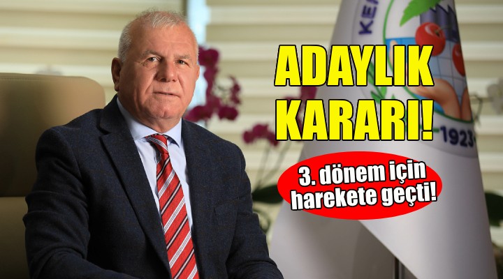 Başkan Karakayalı dan adaylık kararı!