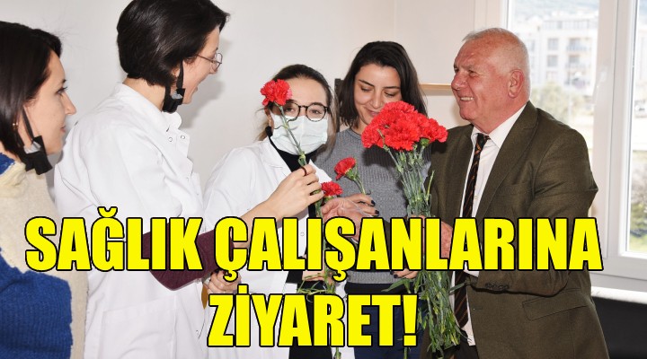 Başkan Karakayalı dan sağlık çalışanlarına ziyaret!