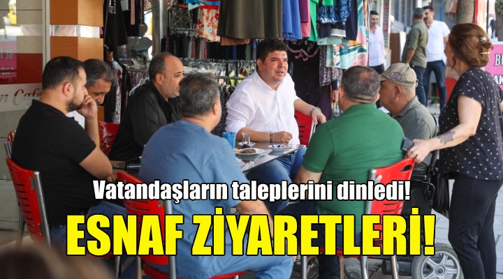 Başkan Kılıç tan esnaf ziyaretleri!