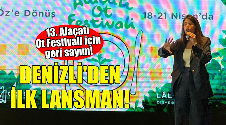 Başkan Lal Denizli den ilk lansman!