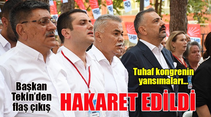 Başkan Mithat Tekin den flaş çıkış: HAKARET EDİLDİ