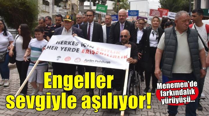 Başkan Pehlivan: Mesele engelleri sevgiyle birlikte aşabilmektir