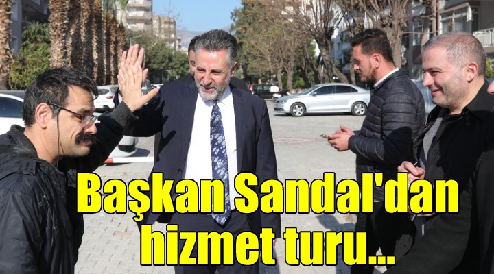 Başkan Sandal 3 mahalledeki çalışmaları inceledi