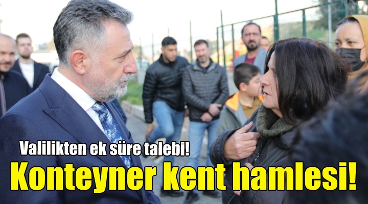 Başkan Sandal dan konteyner kent hamlesi!