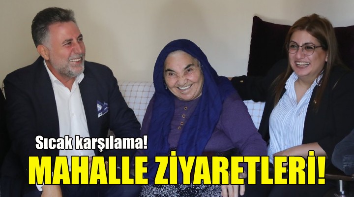 Başkan Sandal dan mahalle ziyaretleri!