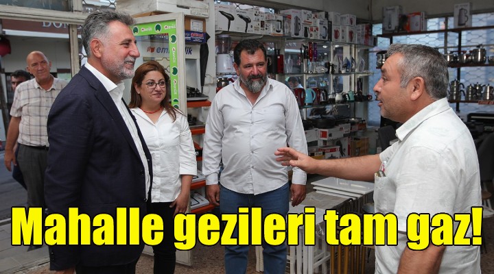 Başkan Sandal mahalle gezilerini sürdürüyor!