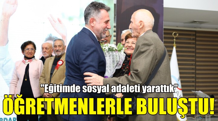 Başkan Sandal öğretmenlerle buluştu!