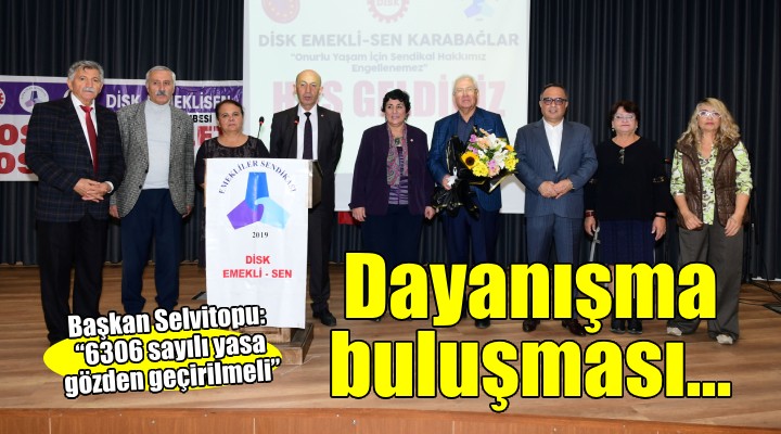 Başkan Selvitopu: 6306 sayılı yasa gözden geçirilmeli