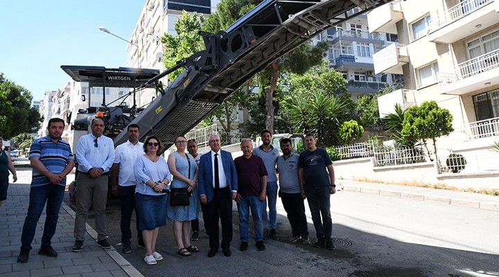 Başkan Selvitopu, asfaltlama çalışmalarını denetledi