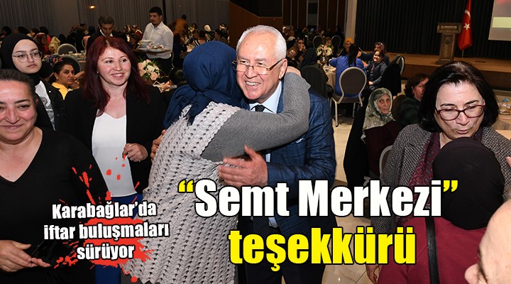 Başkan Selvitopu na semt merkezi teşekkürü