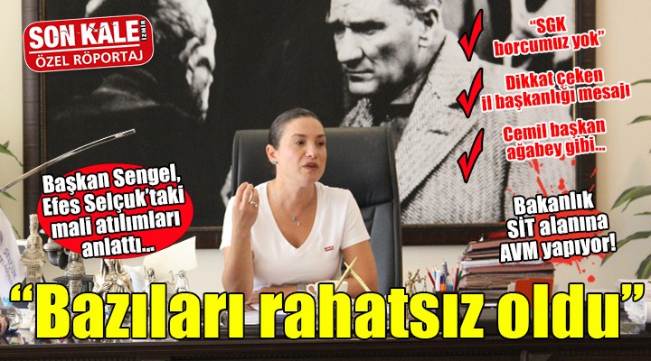 Başkan Sengel: ''Yerle yeksan bütçeyi sapasağlam hale getirdim. Bu bazılarını rahatsız etti''