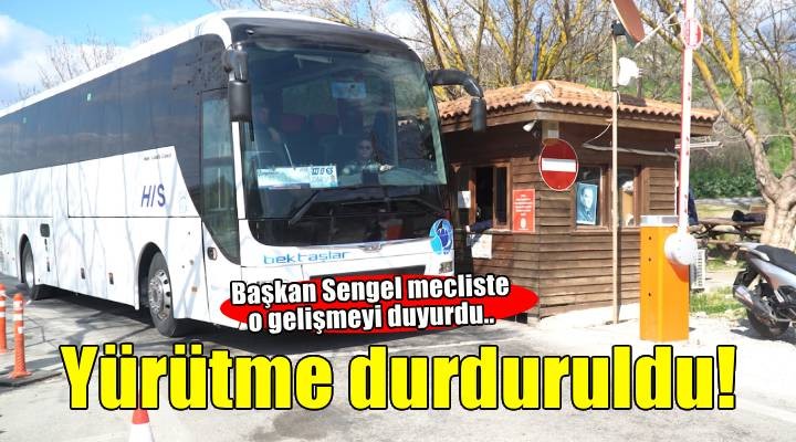 Başkan Sengel Mecliste açıkladı: Otoparkta yürütme durduruldu!
