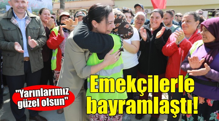 Başkan Sengel, belediye emekçileriyle bayramlaştı!