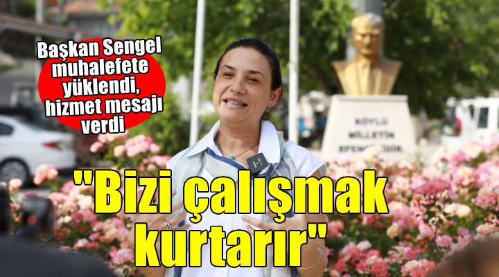 Başkan Sengel bitmeyen o projeleri anımsattı, muhalefete yüklendi!