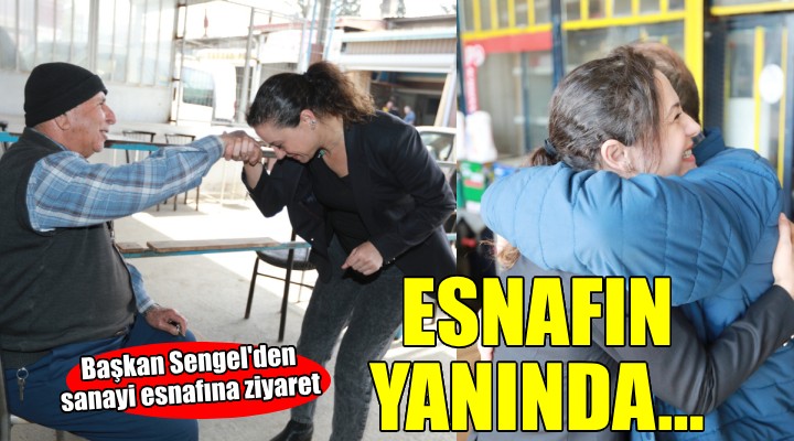 Başkan Sengel den sanayi esnafına ziyaret...