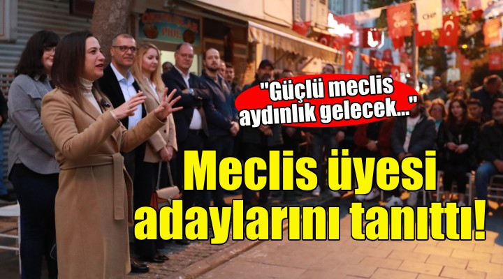 Başkan Sengel meclis üyesi adaylarını tanıttı!