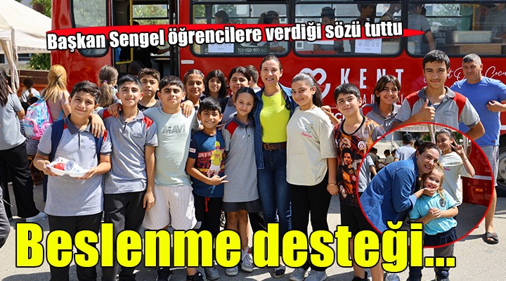 Başkan Sengel öğrencilere verdiği sözü tuttu