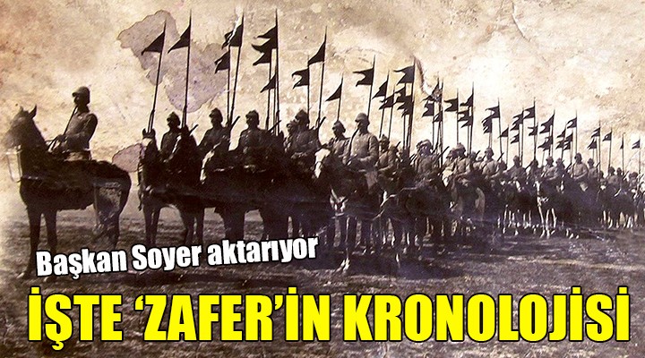 Başkan Soyer,  Zafer in kronolojisini aktarıyor