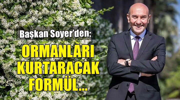 Başkan Soyer den ormanları kurtaracak formül!