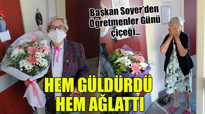 Başkan Soyer’den Öğretmenler Günü çiçeği