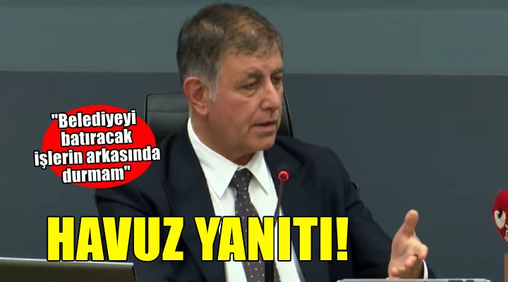 Başkan Tugay: Belediyeyi batıracak işlerin arkasında olamam