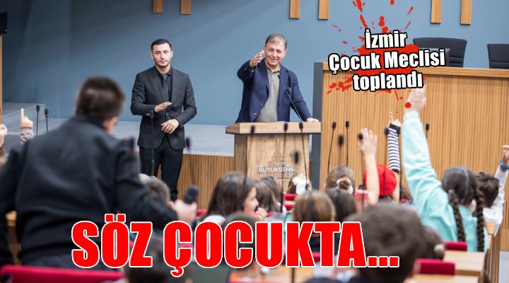 Başkan Tugay 'Söz çocukta' dedi