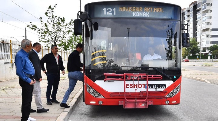 Başkan Tugay’a otobüs hattı teşekkürü!