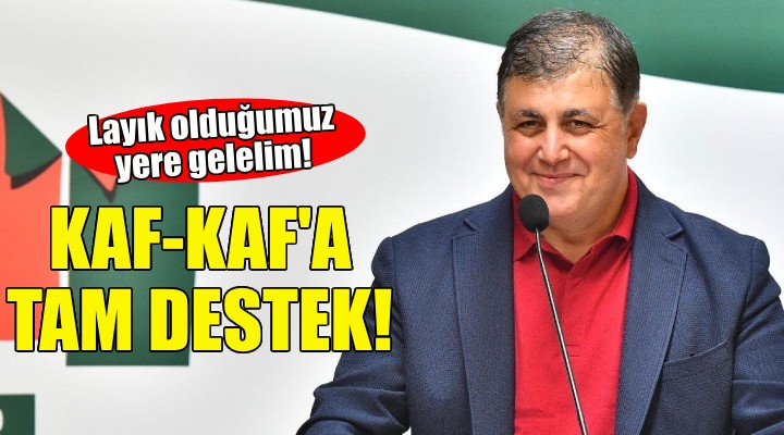 Başkan Tugay’dan Karşıyaka’ya tam destek!