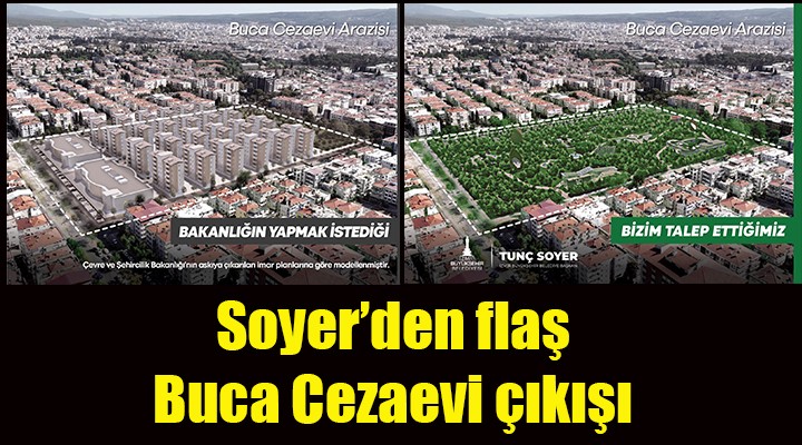 Başkan Tunç Soyer den flaş Buca Cezaevi çıkışı