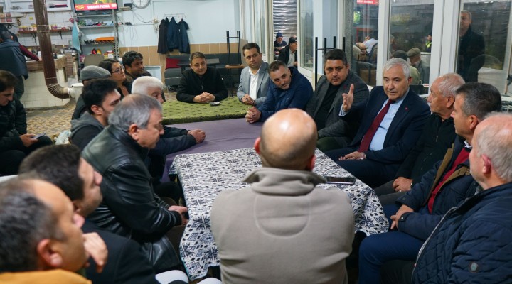 Başkan Türkmen den mahalle ziyaretleri!