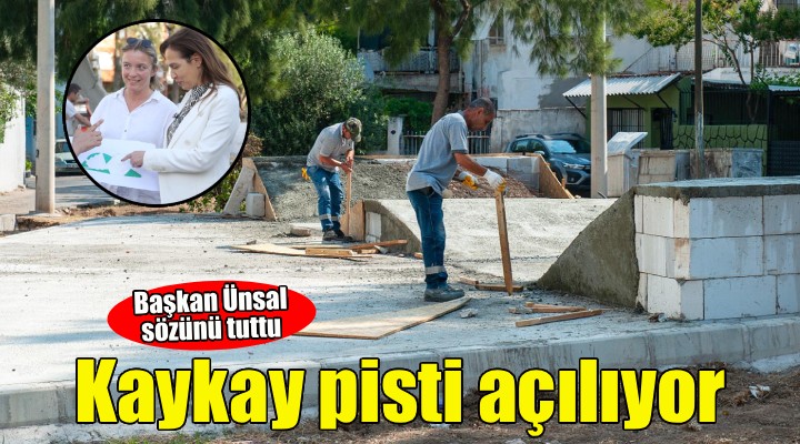 Başkan Ünsal sözünü tuttu: Gençler kaykay pistine kavuşuyor