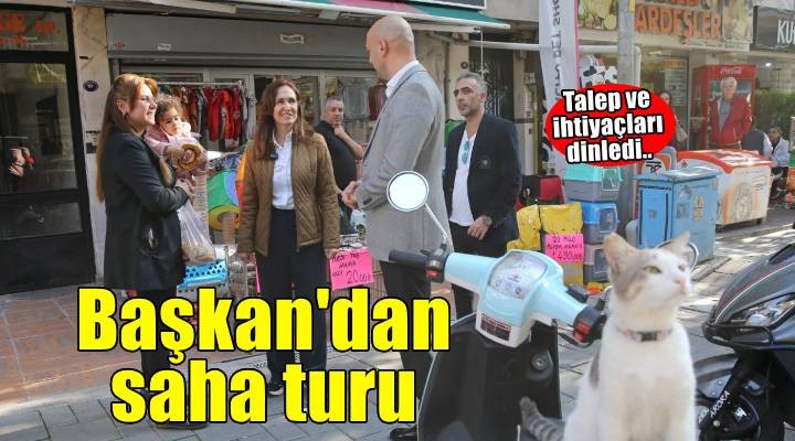 Başkan Ünsal’dan Yalı Mahallesi’nde saha turu