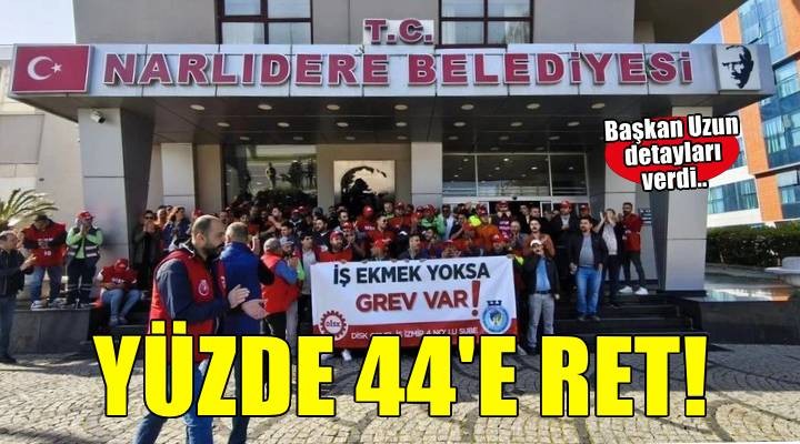 Başkan Uzun detayları verdi... Yüzde 44e ret!