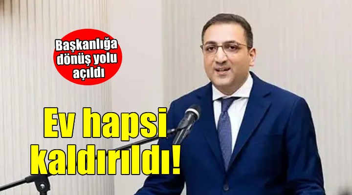Başkan Yiğit'in ev hapsi kaldırıldı!