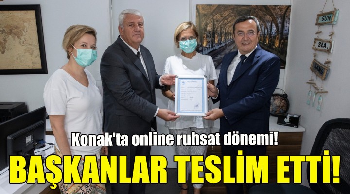 Başkanlar teslim etti!