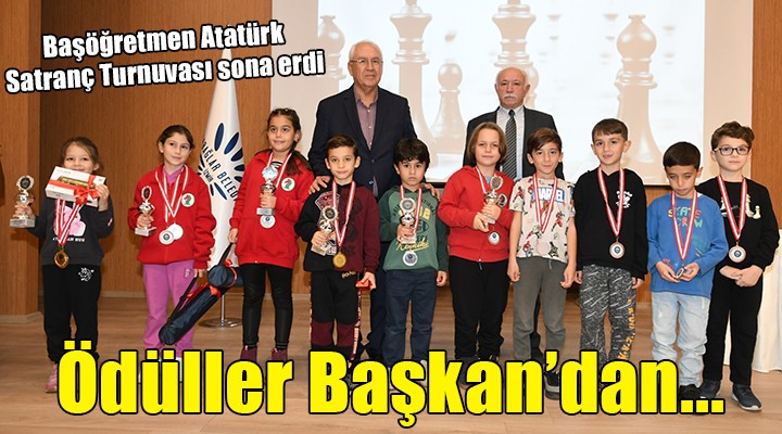Başöğretmen Atatürk Satranç Turnuvası sona erdi