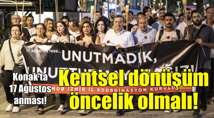 Batur: Kentsel dönüşüm öncelik olmalı!