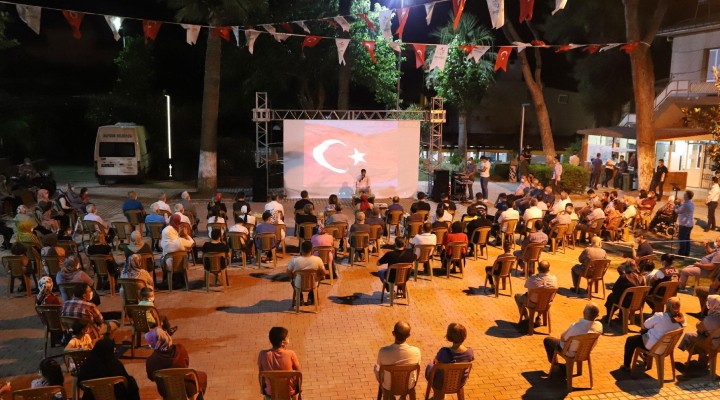 Bayındır da 15 Temmuz anma programı