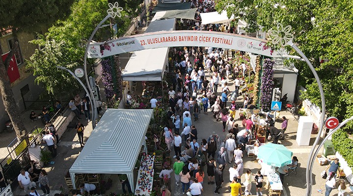 Bayındır da Çiçek Festivali bereketi...