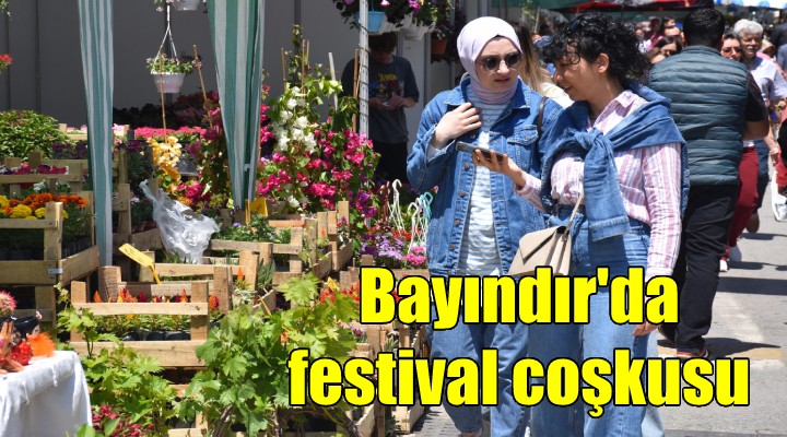 Bayındır da çiçek festivali coşkusu