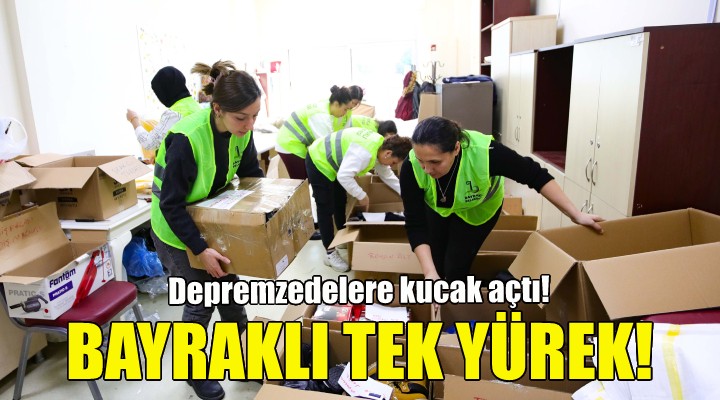 Bayraklı Belediyesi depremzedelere kucak açtı!