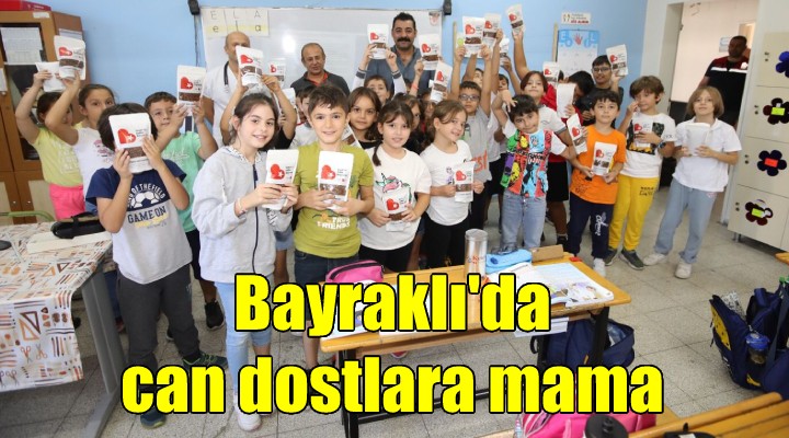 Bayraklı Belediyesi nden can dostlara mama desteği