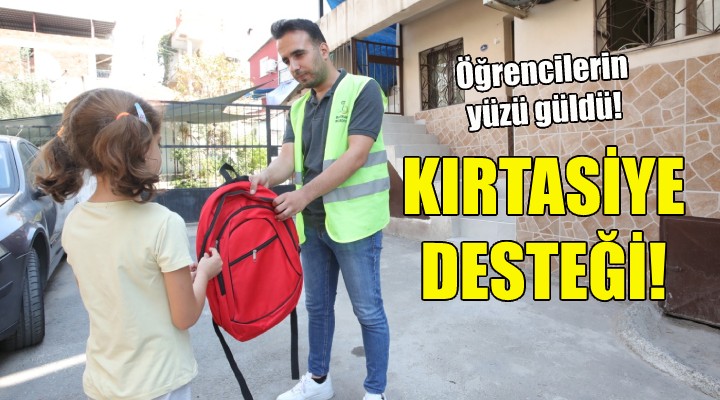 Bayraklı Belediyesi nden öğrencilere kırtasiye desteği!