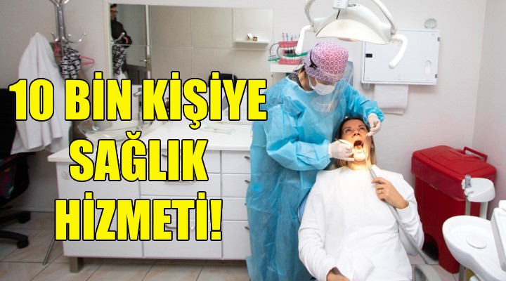 Bayraklı da 10 bin kişiye sağlık hizmeti!