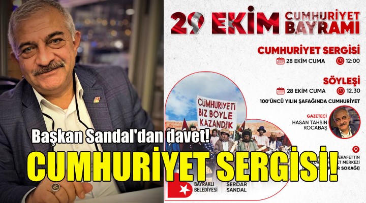 Bayraklı da Cumhuriyet Sergisi!