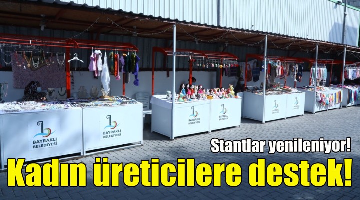 Bayraklı da kadın üreticilere tam destek!