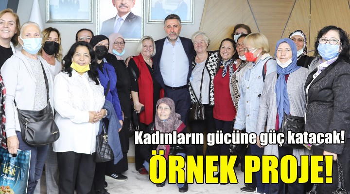 Bayraklı da örnek proje!